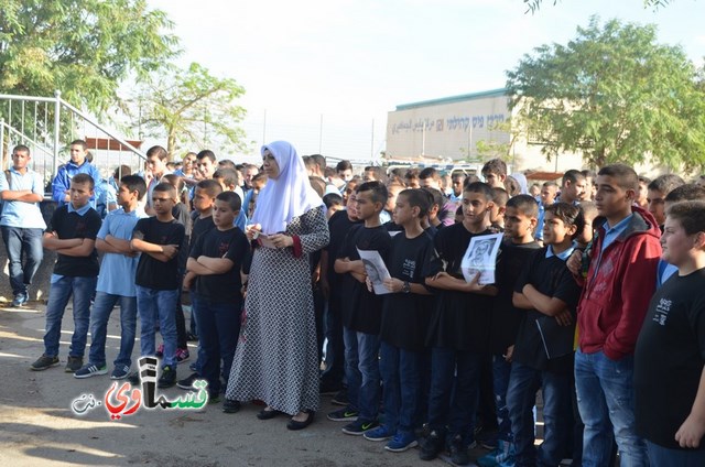  براعم جنة ابن رشد ضيوفاً على المدرسة  الثانوية الشاملة عشية الذكرى ال 59 لمجزرة كفرقاسم 